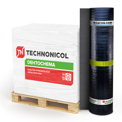 Asfaltový pás modifikovaný polyelastextra TR 4,2 design zelený 7,5m